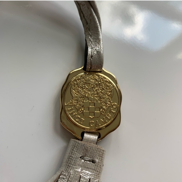 NWOT Vince Camuto Silver Leather Crossbody - Picture 5 of 10